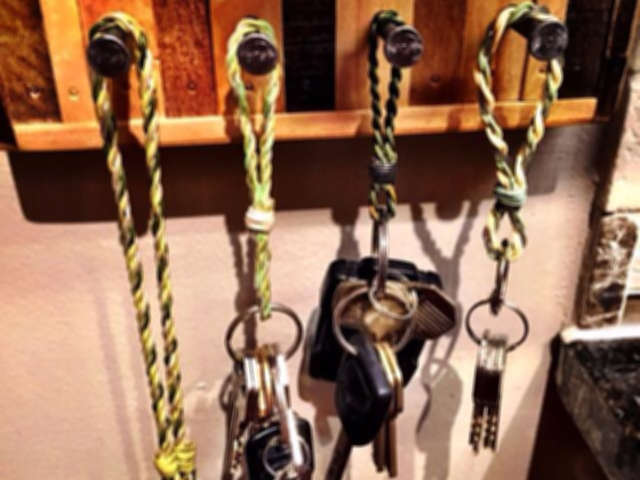 Flyvines Recycled Fly Line Key Chain - Image 3