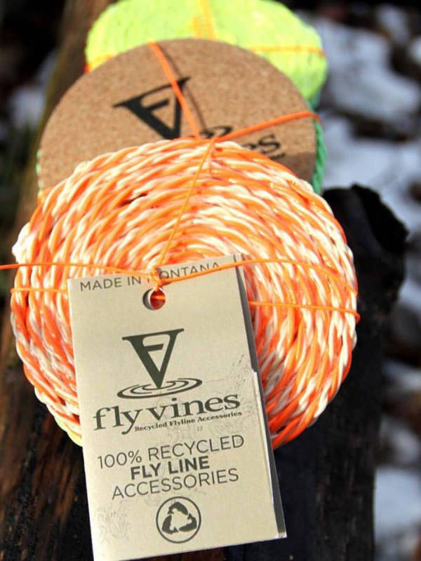 Flyvines Recycled Fly Line Coasters (4-pack) - Image 5