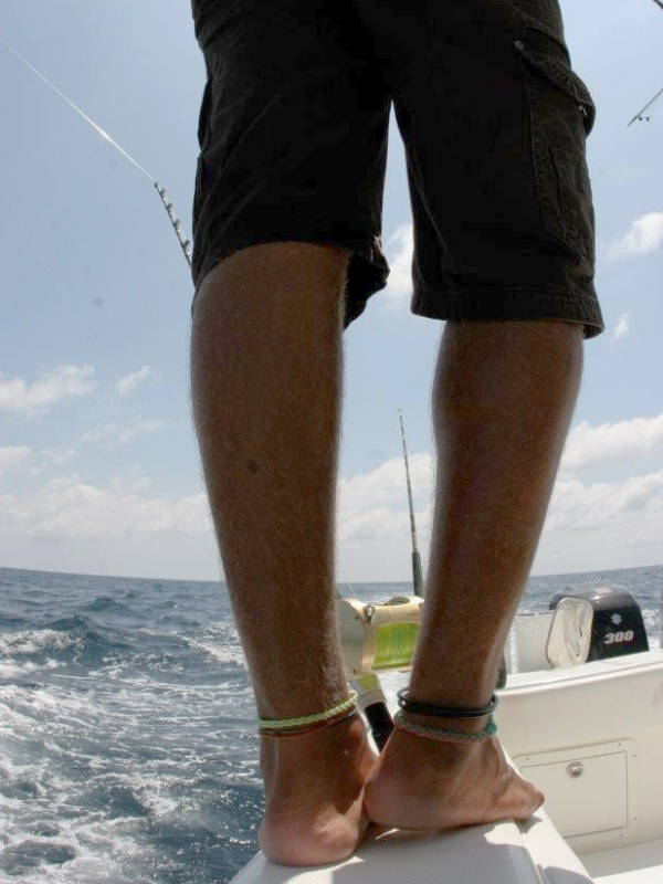 Flyvines Recycled Fly Line Ankle Bracelet
