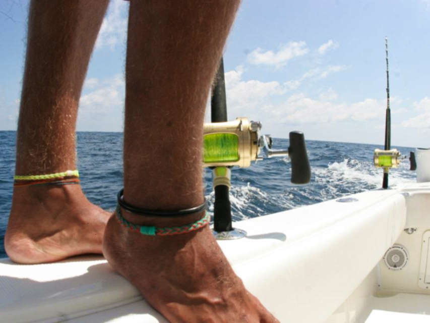 Flyvines Recycled Fly Line Ankle Bracelet - Image 2