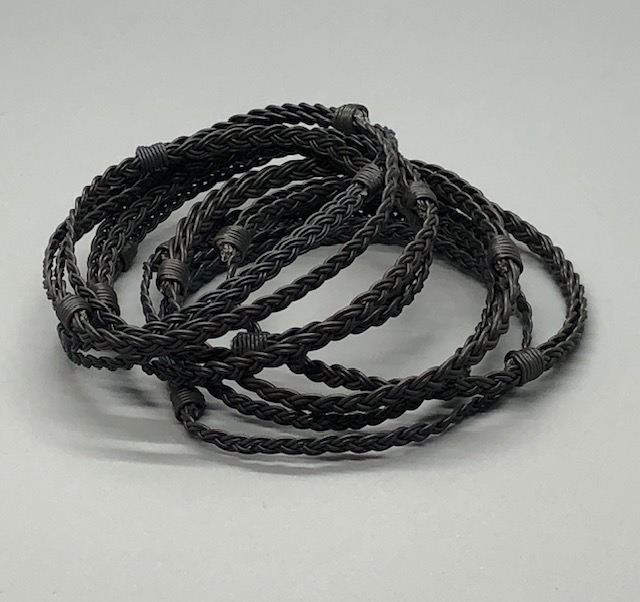 Flyvines Recycled Fly Line Blackout Bracelet - Image 2