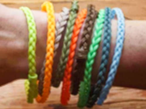 Flyvines Recycled Fly Line Solid Bracelets - Image 2