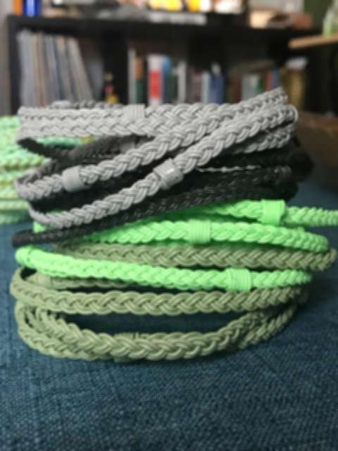 Flyvines Recycled Fly Line Solid Bracelets - Image 3