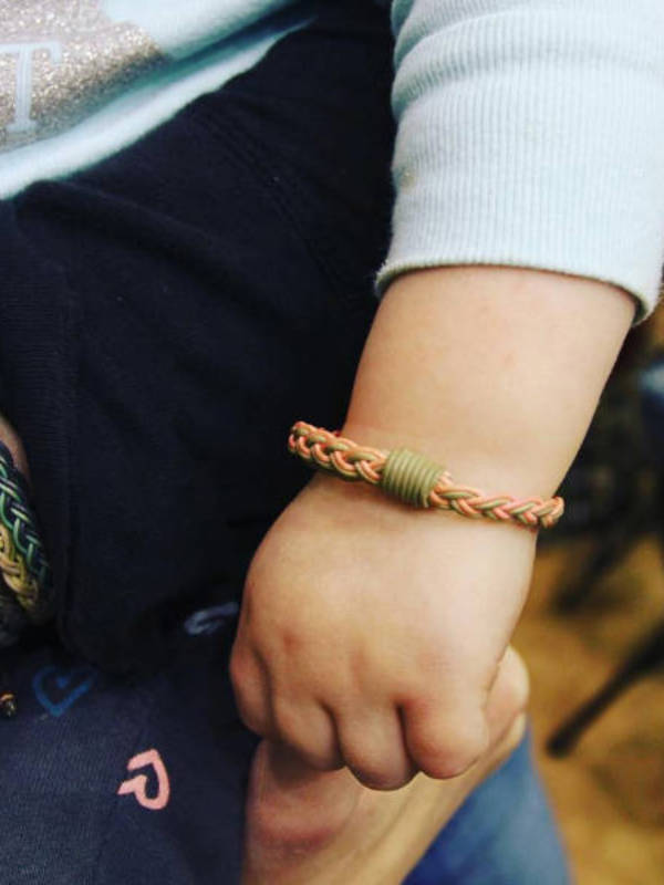 Flyvines Recycled Fly Line Youth Bracelet