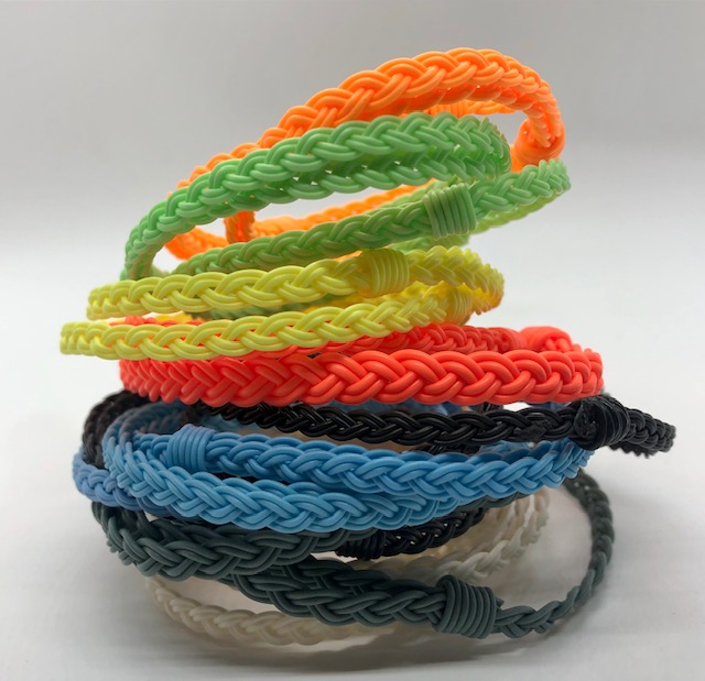 Flyvines Recycled Fly Line Solid Bracelets - Image 4