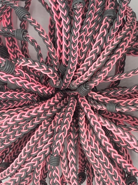 Flyvines Breast Cancer Awareness Bracelets - Hot Pink - Image 5